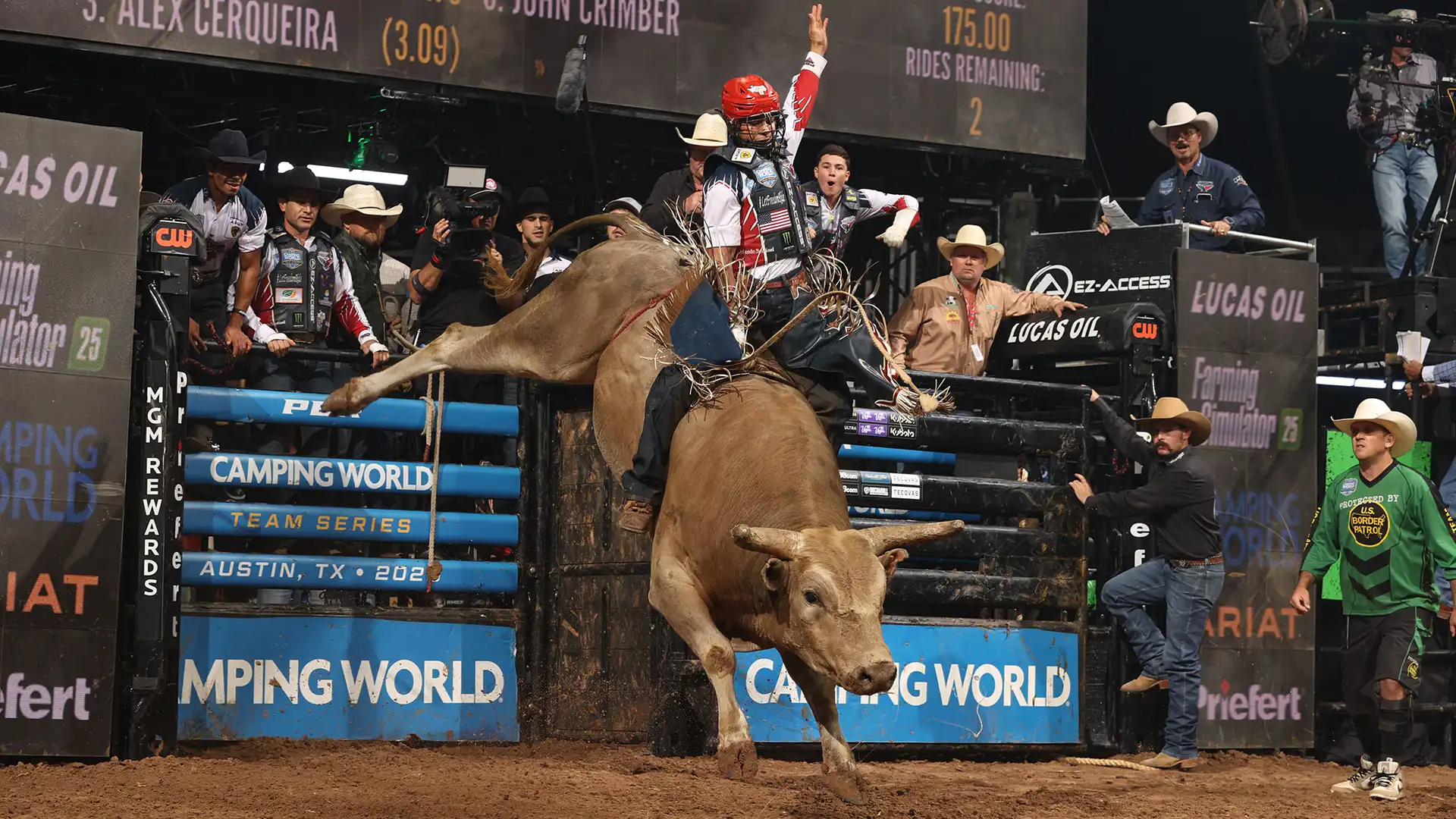 Austin Gamblers defeat Carolina Cowboys during 2024 PBR Teams Championship game rematch to conclude Gambler Days with win on home dirt