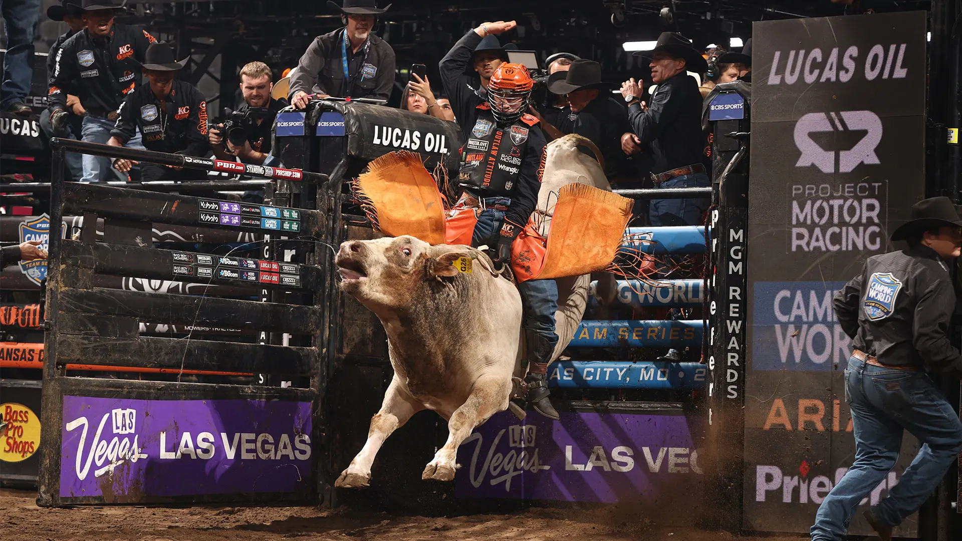 Saturday night massacre: Top two teams go down in shocking upsets at night two of Outlaw Days in Kansas City, penultimate event of 2025 PBR Camping World Team Series regular season