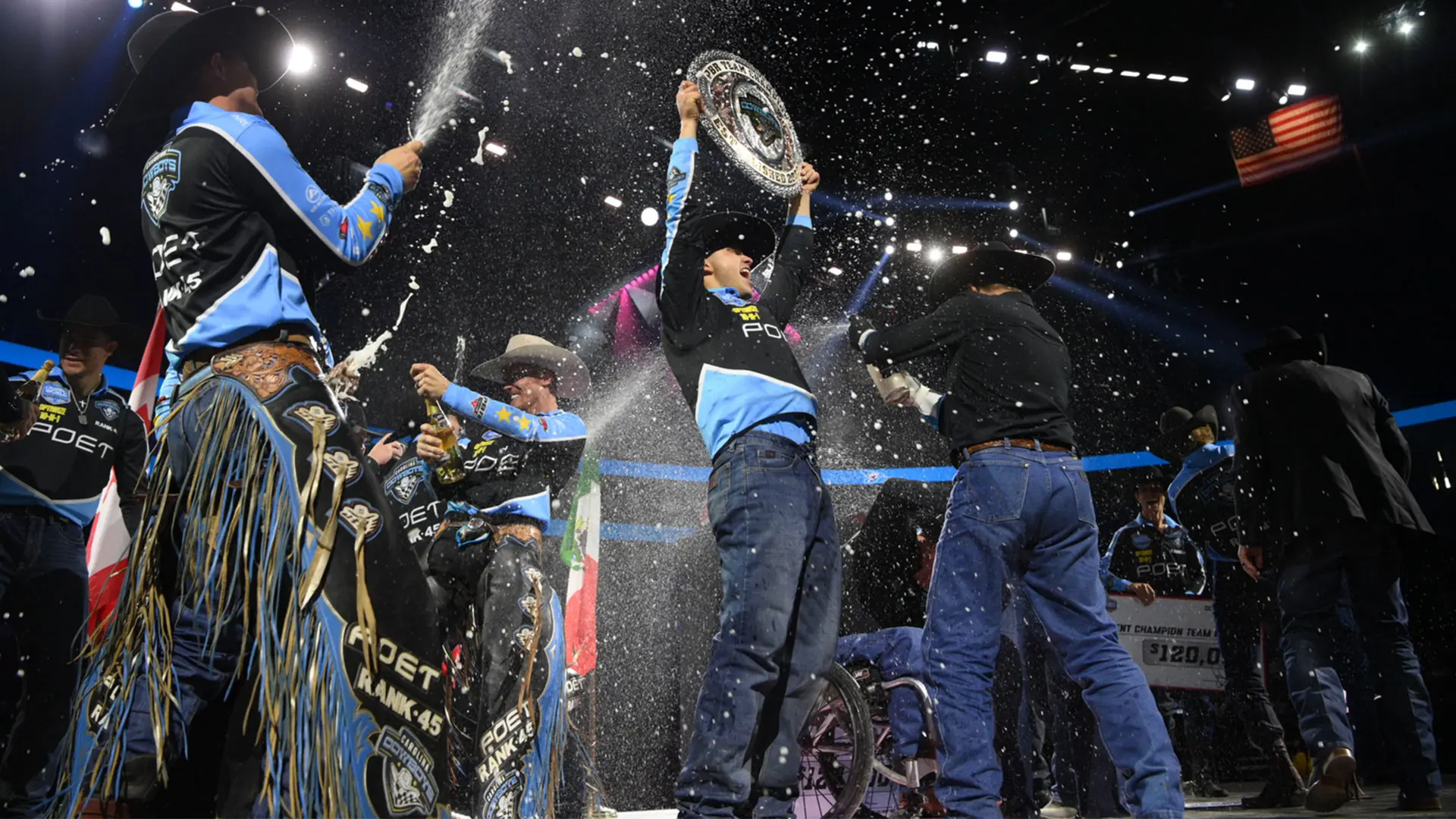 Carolina Cowboys prevail in overtime, then down Missouri Thunder in championship game to win first PBR Teams League title